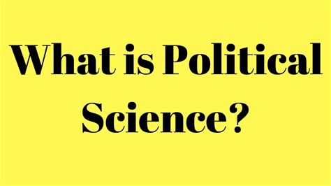 😂 Explain the meaning nature and scope of political science. What is ...