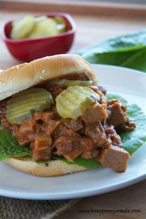 BBQ Beef Sandwich - Easy Peasy Meals