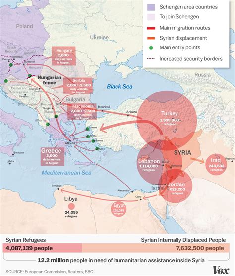 Map Of Syrian Refugees - Terminal Map