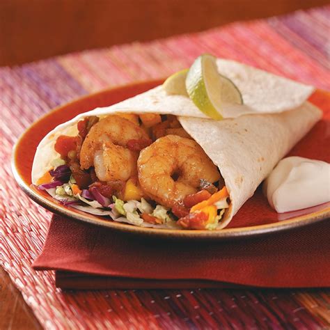 Spicy Shrimp Wraps Recipe | Taste of Home