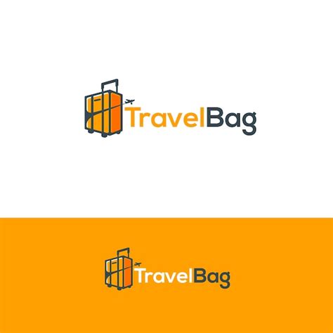 Premium Vector | Travel bag logo