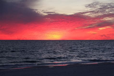 PC Beach Life: Panama City Beach Sunset - January 27, 2011