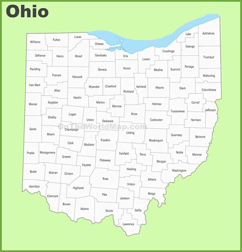 Ashland County Ohio township Map | secretmuseum