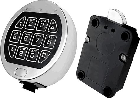 Gun Safe Lock Replacement Chrome Keypad Electronic Safe Lock with Swing ...