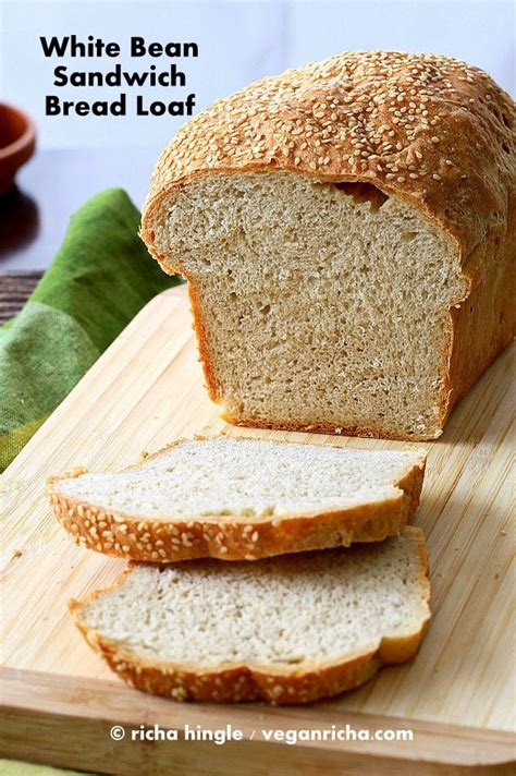 White Bean Sandwich Bread Loaf. Vegan Recipe - Vegan Richa