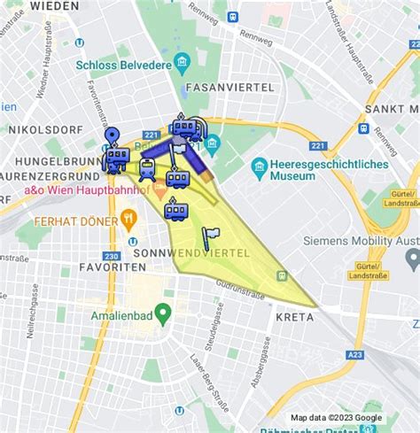 Wien Hauptbahnhof - Google My Maps