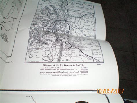 COLORADO RAILROAD MAP by National Railway Historical Society: Very Good+ Fold-out Map (1996 ...