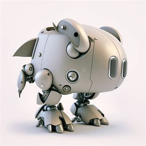 Cute Robot Png without Background, Generative AI Stock Illustration - Illustration of future ...