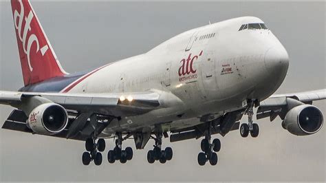 BOEING 747 LANDING + DEPARTURE - 25 HEAVY B747`s at LIEGE Airport (4K) - YouTube