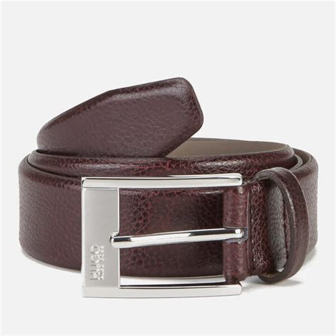 BOSS Hugo Boss Men's C-Ellot Leather Belt - Brown Mens Accessories | TheHut.com