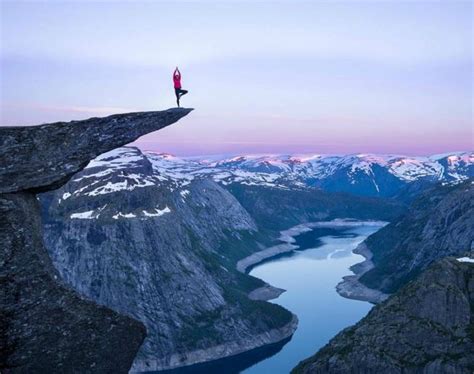 Trolltunga (Norway) - Hike up a rock sticking out of a mountain which is 700 metres high. Photos ...