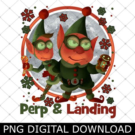 Funny Prep Landing Christmas Movie Vintage Png, Prep Landing Movie Png ...