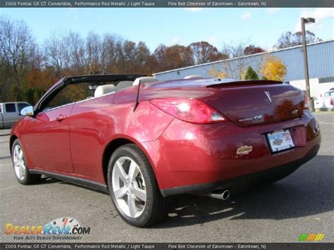 2009 Pontiac G6 GT Convertible Performance Red Metallic / Light Taupe Photo #5 | DealerRevs.com