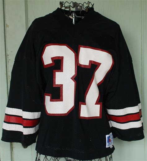 Red White & Black Football Jersey Number 37 Size