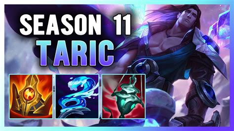 SEASON 11 TARIC SUPPORT GUIDE AND GAMEPLAY (BUILD+RUNES) - YouTube