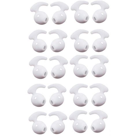 Tiehnom 20 Piece (10 Pair) Samsung Earbud Ear Hooks Covers Silicone ...