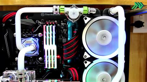 Thermaltake Core P3 Full Watercooling - YouTube