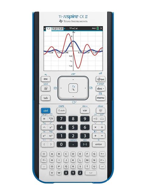 Buy Texas Instruments TI-Nspire CX II Color Graphing Calculator with Student Software (PC/Mac ...