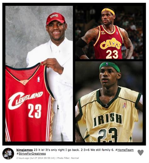 LeBron James Chooses #23 For His Cavs Return - Jocks And Stiletto Jill