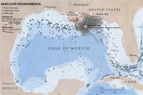 GIS Research and Map Collection: Map of Gulf of Mexico Oil Spill ...