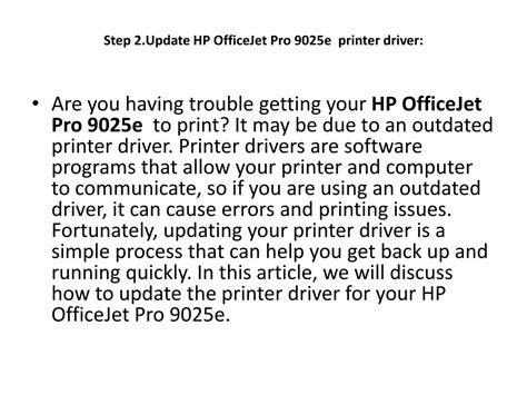 PPT - HP officejet pro 9025 troubleshooting errors PowerPoint ...