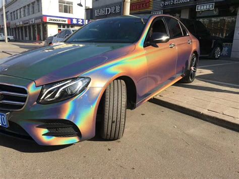 China Ts 1.52X18m Laser Chrome Car Vinyl Wrap Cost for Sale - China Car Vinyl Wrap for Sale, Car ...