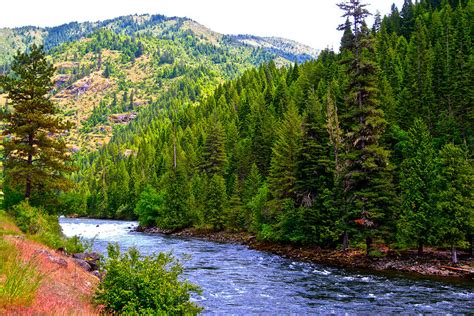 Clearwater River From Scenic Byway 12 In Idaho Photograph by Ruth Hager