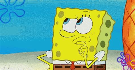 Hmm R2 GIF - Thinking SBGIFs SpongeBobSquarePants - Discover & Share GIFs