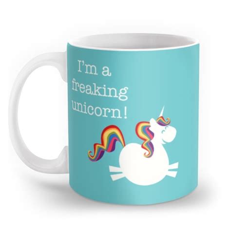 Unicorn mugs white mug coffee mugs beer Tea Cups make your own Message Mug adult cups breaking ...
