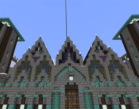 Roof and arches I was hired to build for a player in the server I play ...