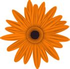 Orange Flower Clip Art PNG Image | Gallery Yopriceville - High-Quality Free Images and ...