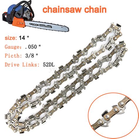 Stihl Blade Replacement for 14'' inch 3/8 Pitch 52 Drive Links chainsaw chain 603996387225 | eBay