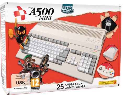 Retro Games Ltd The A500 Mini retro gaming konsol | Elgiganten | Elgiganten