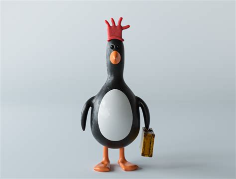 Feathers McGraw (Wallace & Gromit) by Hello Hello Fo on Dribbble