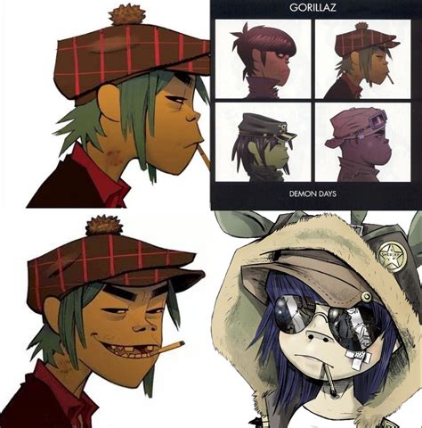 Fan art 2D of Gorillaz - Stylized Bust Anatomy & Render Study ...