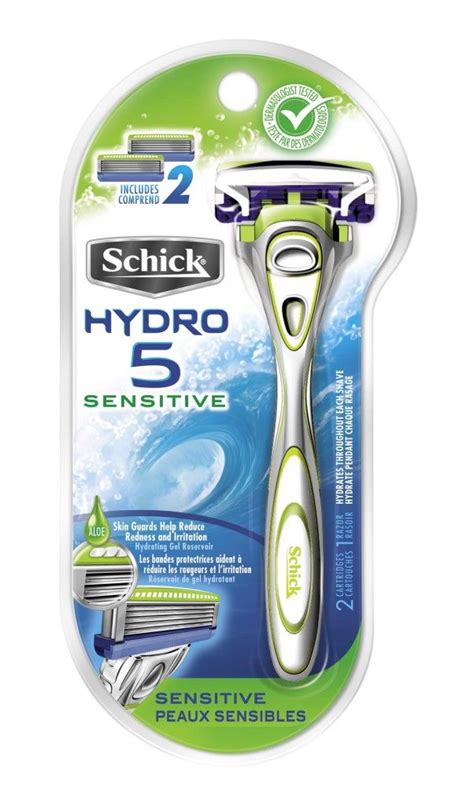 SCHICK HYDRO® 5 SENSITIVE Schick’s Best Shave For Sensitive Skin ...