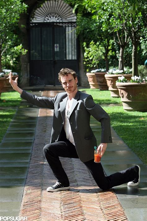 Michael Fassbender struck a hilarious pose during a September 2007 | Happy Birthday, Michael ...