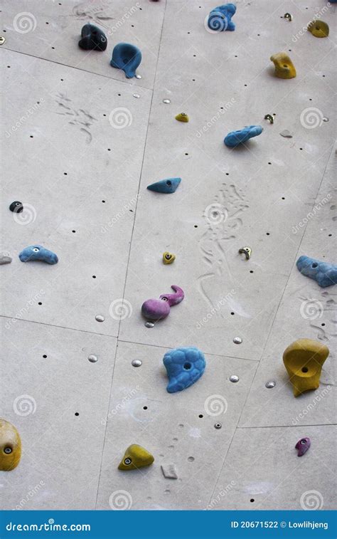 Rock Climbing Wall Stock Photography - Image: 20671522