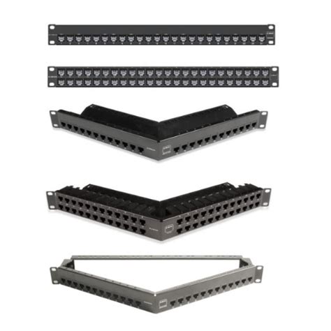 Siemon Cat 6A Shielded 24 Port Patch Panel 1rms Black