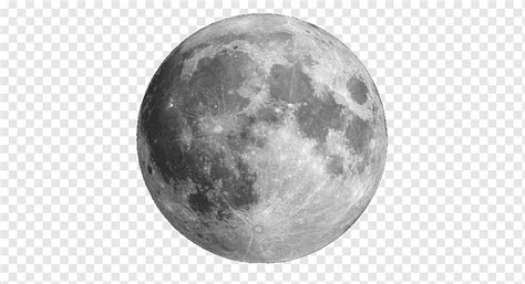 Full moon Supermoon, bright moon, atmosphere, monochrome, sphere png | PNGWing