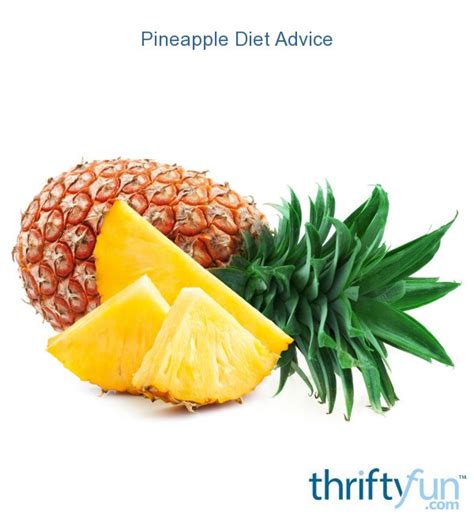 Pineapple Diet Advice | ThriftyFun