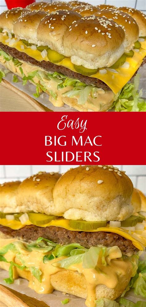 Big Mac Sliders - fed by sab