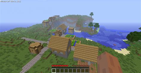 Awesome Mountain Village Seed MC 1.8.1 Minecraft Map