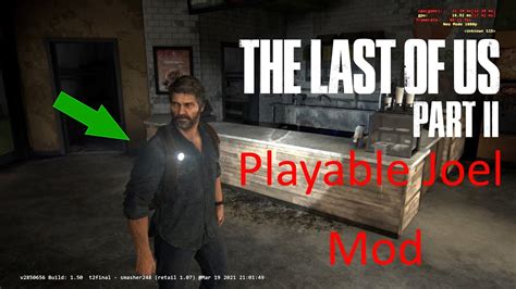 Playable Joel Hospital - The Last of Us Part II Mod - YouTube