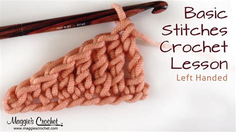 Crochet Basics: Stitch Comparison - Left Handed - YouTube