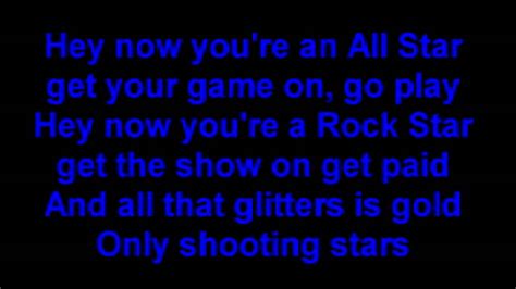 Smash Mouth - All Star Lyrics (ORIGINAL) - YouTube