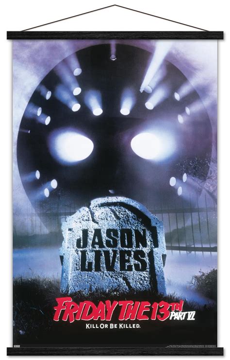 Friday The 13th Part Vi: Jason Lives - One Sheet Wall Poster with ...