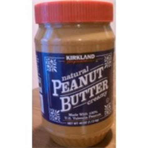 Kirkland Signature Natural Peanut Butter, Creamy: Calories, Nutrition Analysis & More | Fooducate