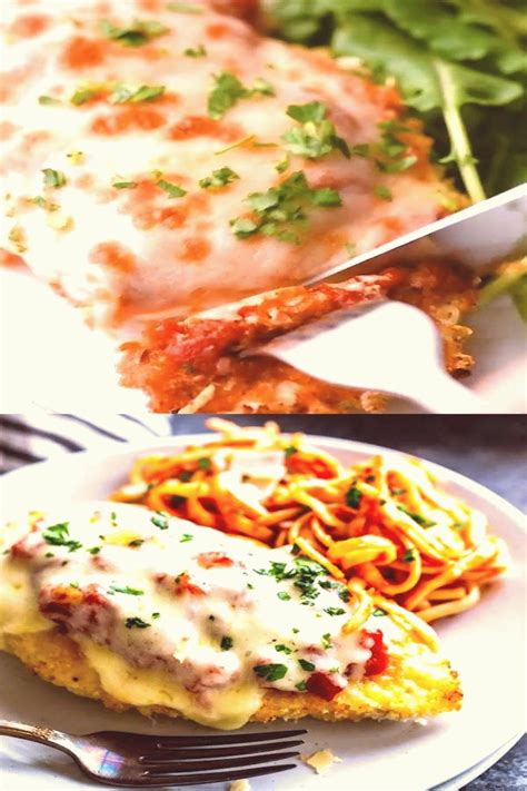 Oven Baked Chicken Parmesan | Oven baked chicken parmesan, Oven baked chicken, Chicken parmesan ...