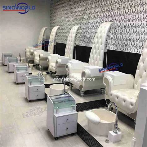 Manicure Beauty Nail Salon Furniture Luxury Foot Pedicure SPA Chair - China Pedicure Chair and ...